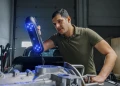 Creaform HandySCAN 3D Pro - ręczny skaner 3D w użyciu