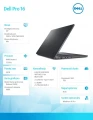 Dell Laptop Dell Pro 16 PC16255/AMD Ryzen 5 PRO 230/16GB/1TB SSD CL25/16.0 FHD+/Radeon 760M/FgrPr/FHD/IR Cam/Mic/WLAN+BT/Backlit Kb/3Cell/W11P