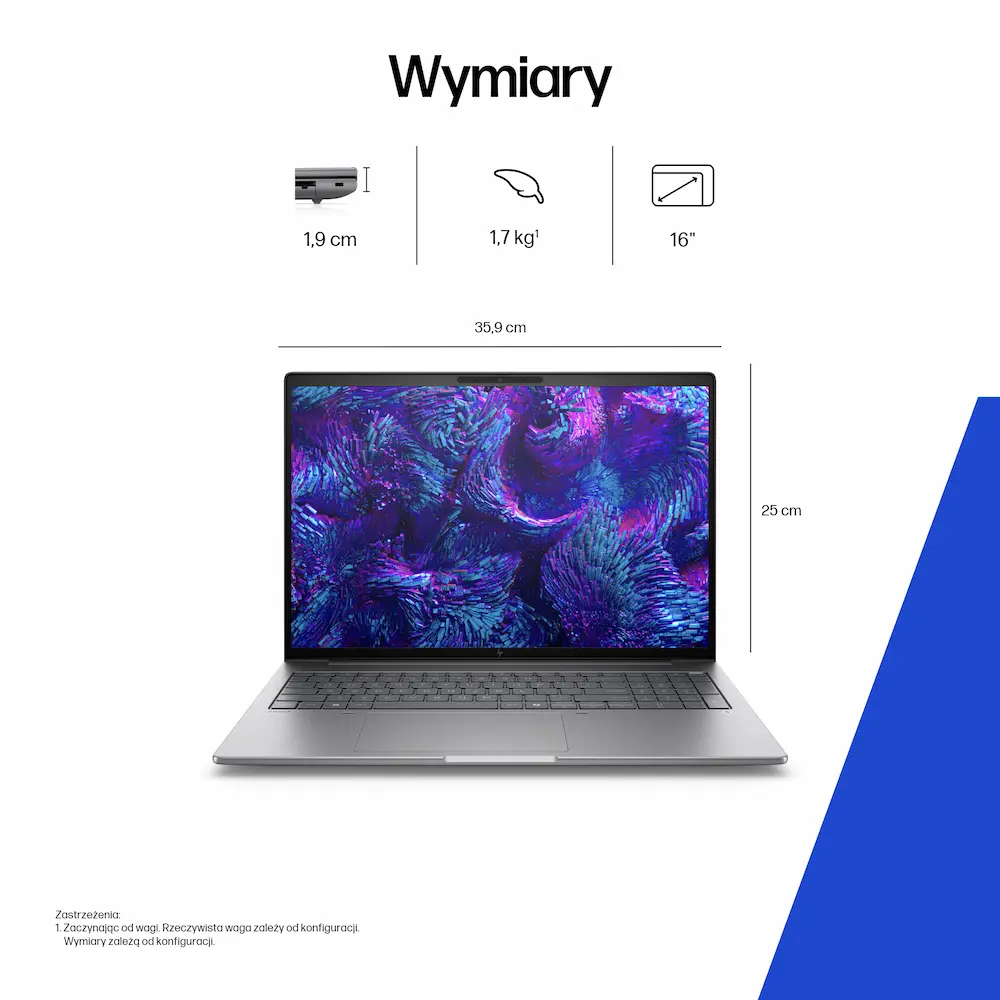 Mobilna Stacja Robocza HP ZBook 8 G1i 16 Szczegóły Techniczne